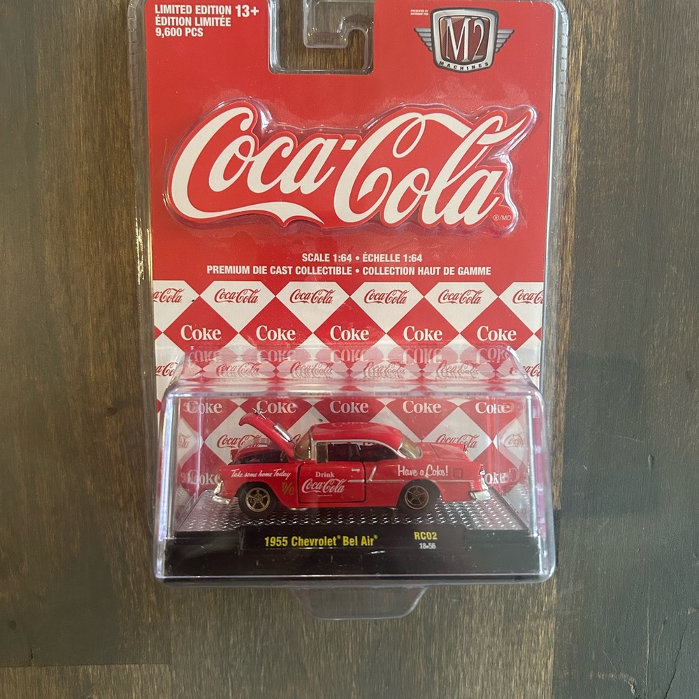 Coca-Cola 1955 Chevrolet Bel Air Diecast Model